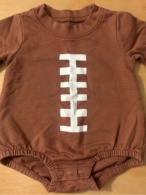 Carter's Brown Baby Football Bodysuit